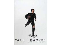 All Backs Vintage Print