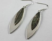 Large Leaf Earrings