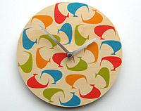 Retro Kiwi Wall Clock