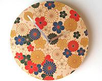 Nippon Flowers Wall Clock