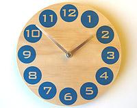 Blue Dot Wall Clock