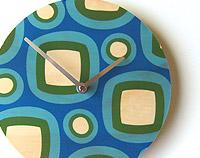 "Geo Retro" Wall Clock