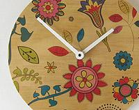 Flowery Wall Clock