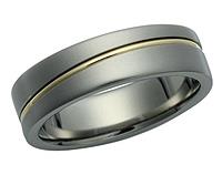 Titanium Gold Ring 5272