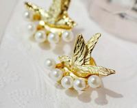 Golden Bird Earring (A pair)