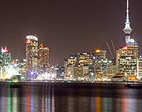 Auckland at Night - Canvas Print