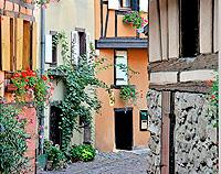 Eguisheim, Alsace, France - Canvas Print