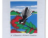 A Classic Kiwi Cutie - Tea Towel