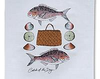 Catch of the Day - Tea Towel