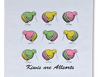 Kiwis are Allsorts - Tea Towel