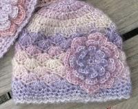 Mauve Beanie in Baby, Toddler or Adult size
