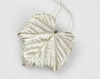 Pure Silver Vine Leaf Pendant