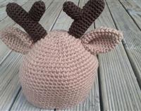 Crochet Reindeer hat for children