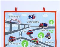 TRANSPORTATION FABRIC WALL CHART