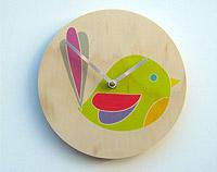 Fantail Bird Wall Clock