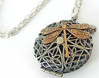 FunkyGlam Locket - Dragonfly Diva