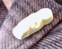 Eskimo Lolly Brooch in Resin - Yellow