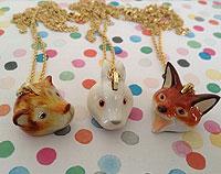 Woodland Animal Necklaces