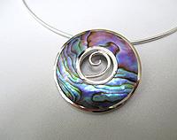 Lifesaver Paua Pendant