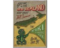 "NZ Tiki Tour" Kiwiana art print by Jason Kelly