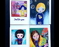 Girls of the World - Cards from original Artworks