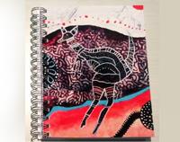 Lined Notebook - Kangaroo Dreamtime