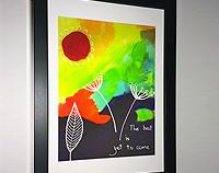 The Best is Yet to Come - Framed print