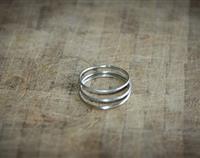 Set of 3 Sterling Silver Thin Stacking Rings