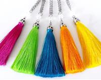 Silk Tassel necklace - Vibrant - Choose your colour