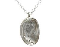 Sterling Silver Baby Paua Necklace