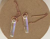 Crystal Threader earrings with your choice of crystal
