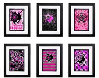 Pink Star Collection - 6 x Signed Prints