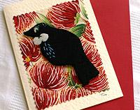 Tui finger puppet card